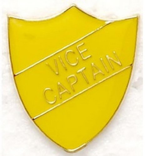 Sports Trophy VICE CAPTAIN SHIELD BADGE YELLOW SB014Y