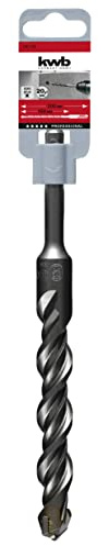 kwb SDS plus HB 44 Marteau perforateur Ø 20,0 mm (longueur 210 mm, à haute température brasé cimenté coupe en carbure) 242150