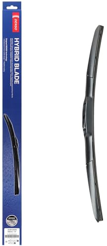 DENSO Hybrid Front Window Wiper Blade DUR045R - 450mm - Premium Graphine Coated All Season Replacement Windscreen Wipers - OEM Reference: 76632TM8A21 - U-Hook Arm - RHD