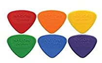 JIM DUNLOP Plektrum Nylon Midi, Display de 216, Kaliber: 0,53-0,67-0,8-0,94-1,07-1,14mm