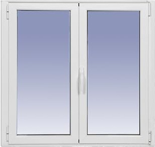 Ventanastock Ventana Aluminio 1000x1000 Practicable Oscilobatiente 2 hojas