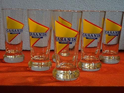 CASANIS 6 x 17CL glas HT.12,50 cm