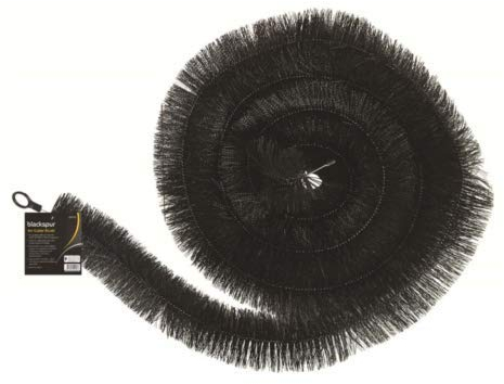 Homezone® 10 x 4 m Dachrinnenfilterbürste Dachrinnenschutz Abflussschutz Igel Dachrinnenbürste Rohrreiniger Dachrinnenreiniger