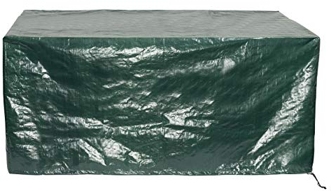 WOLTU Copertura per Tavoli Sedie da Giardino Telo Protettivo per Mobili da Esterno Antipolvere in PE, Colore Verde