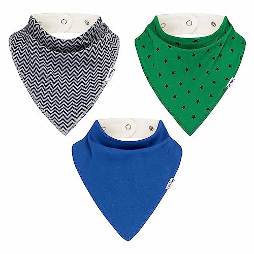 Lovjoy Stora bandana haklappar/för barn från 4 år - tonåringar och unga vuxna/speciella behov/superabsorberande/justerbar/flera användningsområden (Design 12)