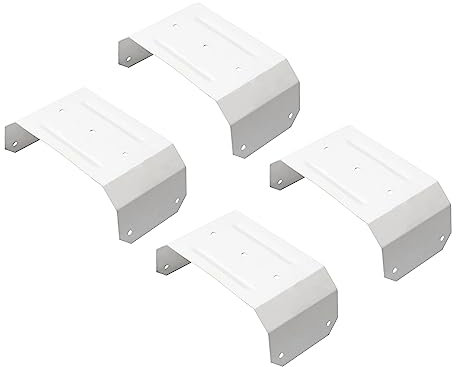 IGIUA Downspout Gutter Pipe Clip Hidden Bracket 3x4 ，rain gutter downspout extension (4)