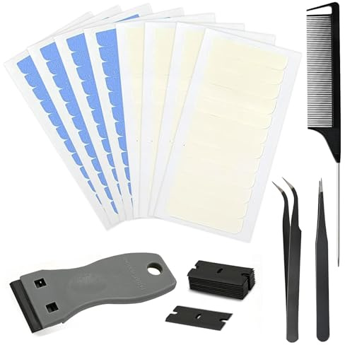QJFHURB Extensione Pegamento Facial Pegamento Para la Cara Protesis Capilar Hombre Adhesivo Extensiones De Pelo Cinta De ExtensióN De Pelo Adhesivas Para Tape Extensiones Tape Adhesivas