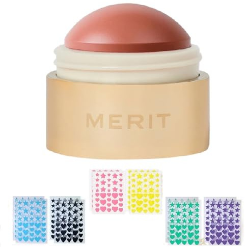 M Flush Balm Cream Blush (0.31oz) (Beverly Hills - soft peach) + Bonus Acne Patch (36 Pieces)