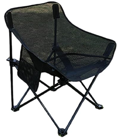 Ranley Vikbar campingstol, hopfällbara trädgårdsstolar - fällbara utomhusstolar med sidofickor - ergonomiska stolar för vuxna, inklusive bärväska, för