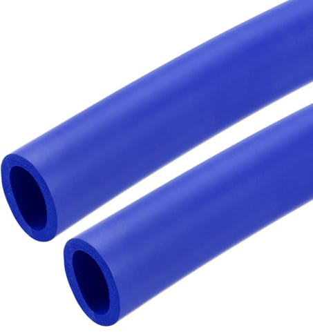 QUARKZMAN 2 x 1m Rohrisolierung Schaumstoff, Durchmesser 32mm Isolierstärke 6mm Heizungsrohr Verkleidung für Fitnessgeräte, Rohre (Blau)
