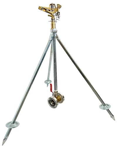 GEKA Sektoren Hochregner Set (Wurfweite ca. 16 m, ca. 32 l/min, Sektor 20°-360°, Storz C Anschluss, Mind. 2 bar, Flächenbrandbekämpfung, Brandbekämpfung, Regnersystem) 57.5840.9