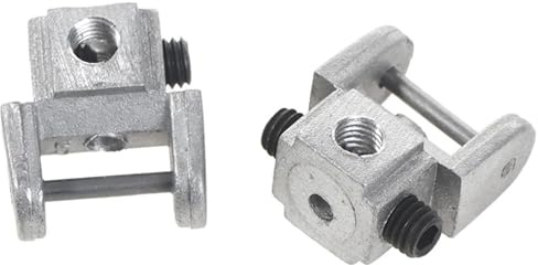 Pack of 2 Scroll Cutter Blade Holder Conversion Set Pinless Adapter Top Lower for Safe Woodworking Hacksaw Adapter Top Lower Bracket