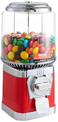 Dispensador De Chicles Que Funciona con Monedas, Máquina De Pinball Mecánica para Dulces, Tarro De Dulces De Gran Capacidad De 4,8 litros