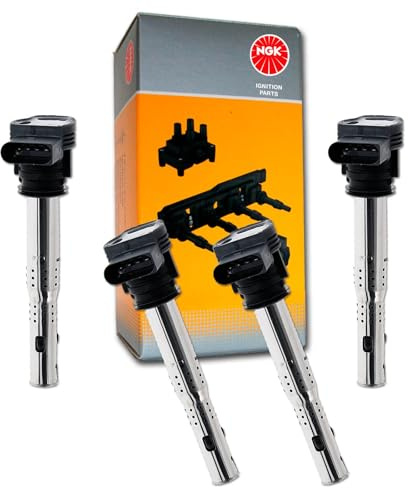 4x NGK Zündspule | 48042 / U5015 für A1 A3 A4 B7 A5 A6 Passat 3C T5 Golf 5 6