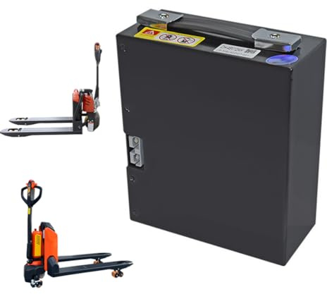 HJGHY Batterie pour Chariot élévateur électrique 48 V 10 Ah, Batterie pour transpalette électrique 48 Volts avec poignée, Batteries Lithium-Fer-Phosphate 48 Volts