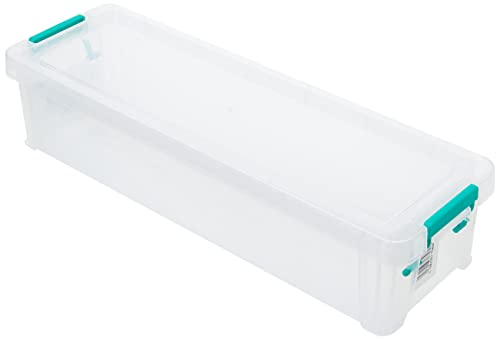 StoreStack 2.2 Litre Storage Box with lid W370xD110xH80mm Clear