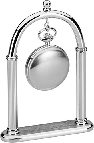 Eichmüller Taschenuhrständer 8210-03 Ständer für Taschenuhren Taschenuhr Silber