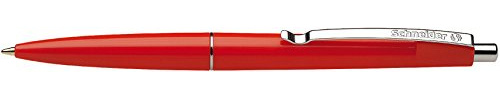 Schneider,132902,Schreibgeräte AA8Kugelschreiber Office,Druckmechanik, M, rot,Farbe des Schaftes: rot
