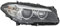 HELLA 1ZT 011 087-921 LED/Bi-Xenon-Hauptscheinwerfer - CCC/ECE - für Rechtsverkehr - vorne rechts