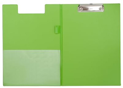 Maul Urklipp Mapp Med Plastbeläggning_P 31,9 x 22,9 x 1,3 cm Ljusgrön