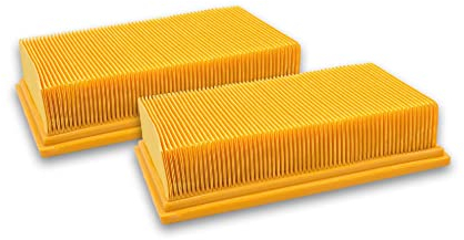 vhbw 2x filtri a piega piatta compatibile con aspirapolvere Würth ISS 35, ISS 35-S, ISS 45-M, ISS 55-S