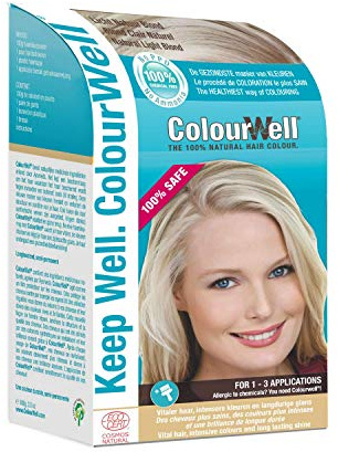 ColourWell 100% natürliche Haarfarbe (Helle Natur Blond)