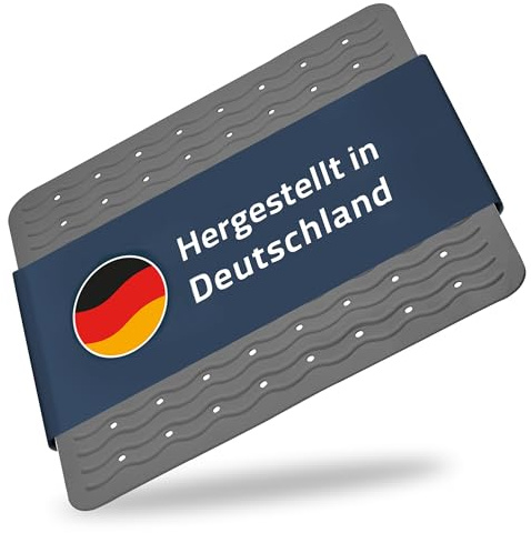 RIDDER – Duscheinlage Playa ca. 54x54cm, zementgrau, 100% TPE | Made in Germany Duschmatte aus hautfreundlichem TPE. Maschinenfeste Antirutschmatte mit Saugnäpfen & Ablauföffnungen