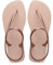 Havaianas - Flash Urban, Sandalias Cómodas, Elegantes y Versátiles, Cierre en Tobillo, Tiras Metálicas Cruzadas, Mujer, Ballet Rose Golden Blush, 41/42 EU