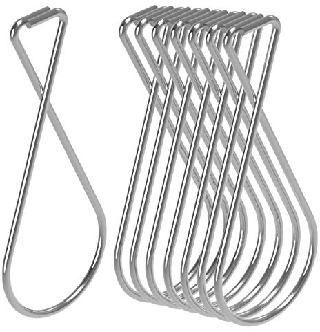NACETURE Ceiling Hook Clips- 100 Pack Drop Ceiling Hanger Hooks Hanging on Suspended Ceiling Tile, Grid Clips Heavy Duty for Light Plant Office Home Stores Classroom and Wedding Decorations