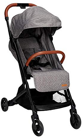 Little Dutch Buggy Kinderwagen Comfort mit Schutzbügel grau - Pure