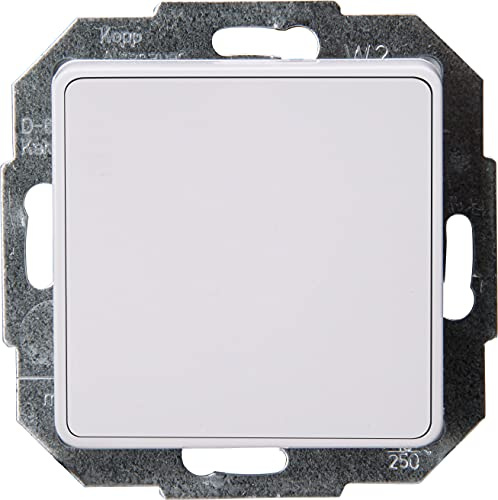 Kopp HK02 - Blindabdeckung, Farbe: arktisweiß, 5er Pack, 330613008
