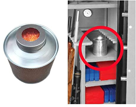 Facynde Bidón desecante de gel de sílice, 300 g, deshumidificador reutilizable, absorbente de humedad para coche, armario, cocina, ordenador (naranja