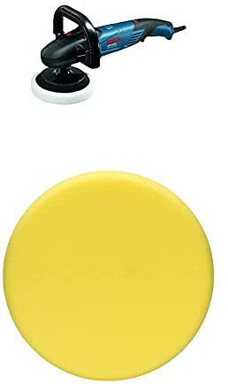 Bosch Professional Polierer GPO 14 CE (1.400 Watt, Leerlaufdrehzahl 750-3.000 min-1, inkl. Zusatzhandgriff, D-Griff) + Polierschwamm 170mm, 1 Stk.