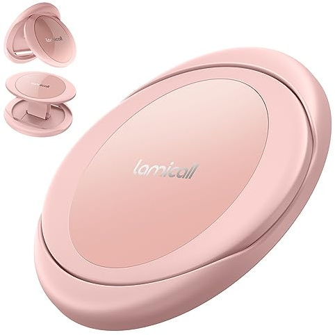 Lamicall Magnetische Handy Fingerhalterung für MagSafe - Handy Griff Ständer mit Lederband, Ring Halterung für iPhone 17 16 15 14 13 Pro Max Plus Mini Air, Smartphone mit Metallring, MagSafe-Zubehör