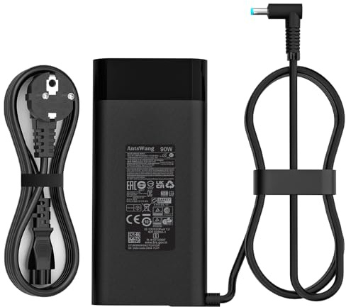 Neues 90W 19.5V 4.62A Laptop Ladegerät für HP Envy TouchSmart Sleekbook 14 15 M6 M7, EliteBook Folio 1040 G1 G2 741727-001 710413-001 710414-001 709986-003 740015-001 854117-850 PPP009C PC Netzteil