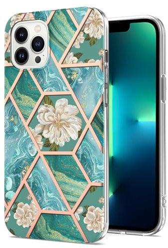 ATISIJIE con Estampado Funda para Motorola Moto E20 / E30 / E40,Funda para Niñas y Mujeres,Diseño de Florales Flores a Prueba de Golpe Funda para Motorola Moto E20 / E30 / E40-Flor Azul