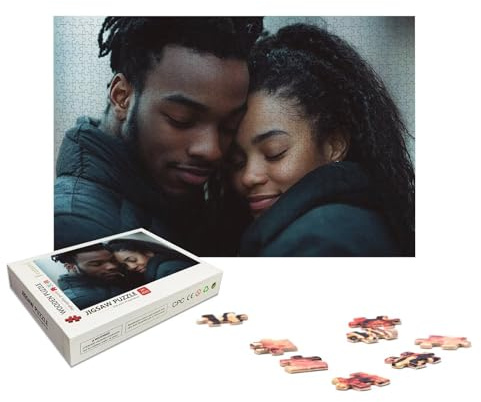 Personalisiertes Puzzle mit Eigenem Foto, Personalisiert Puzzle 1000/1500/2000/3000/4000/5000 Teile Erwachsene, Gestalte Selbst Holzpuzzle mit Bild, Holzpuzzle für Geschenke, Weihnachten, Deko, X-487