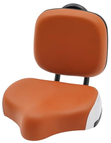 Seggiolino universale a triciclo con schienale regolabile – Ampia sella comfort per adulti e bambini – Seggiolino ergonomico per bicicletta in schiuma e ferro per bici elettrica, Trike, Cruiser