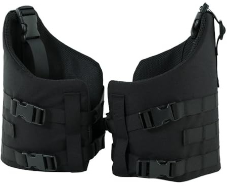 Jungle Leopard MOLLE Drop Leg Holster Mag Pouch Mount Plattform Taktische Oberschenkel Rig Airsoft Ausrüstung Zubehör Verstellbaren Riemen(BK)