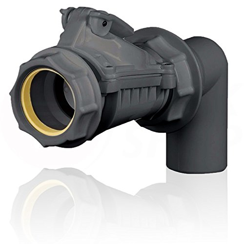 Rückstauverschluss Rückstauklappe DN 50 mm weiß grau Rückstauventil KG HT Rohr 6. Ø 50C grau