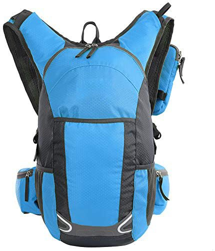 SPFASZEIV 30L Ultraleichter Wasserdicht Outdoor Rucksack Sport Daypack Reiten Tasche Wanderrucksack Trekkingrucksack für Camping, Klettern, Radfahren Blau