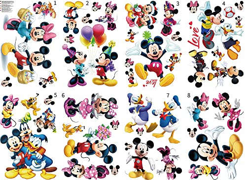 Kibi Adesivi Muro Mi-ckey Mouse Adesivo Da Parete Camera Da Letto Bambini Stickers Muro Bambini Adesivi Muro Topo-lino