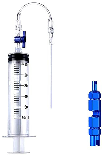 TuoTu Bicycle Tubeless Tire Sealant Injector Syringe and Valve Core Removal Tool