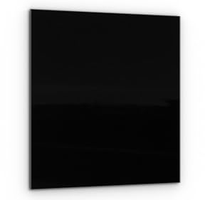 ALLboards Glasboard Magnetisch Schwarz 50x50cm, Rahmenlos, Glastafel, Magnettafel, Gehärtetes Glas