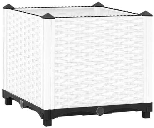 vidaXL Fioriera Rialzata 40x40x38 cm in Polipropilene