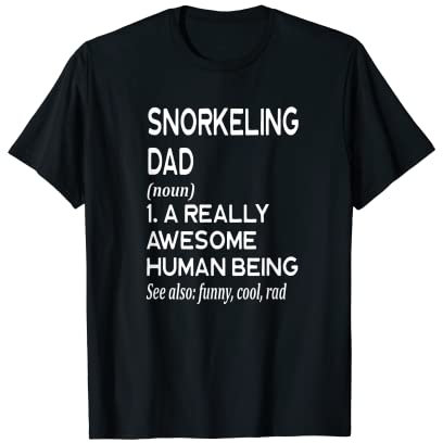 Snorkeling Dad Definition – Schnorchel Schnorchel T-Shirt