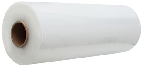 Löwenbiss Trade Stretchfolie 640M x 50cm 12Rollen transparent | Palettenfolie | Wickelfolie | Verpackungsfolie | Einpackfolie Rolle | Handstretchfolie | Folie für Umzug/Möbel | 50cm breit | LLDPE