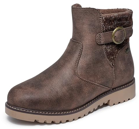 Skechers Dam Arch Fit Marlie-Weekend Chat ankelstövel, Choklad, 8.5