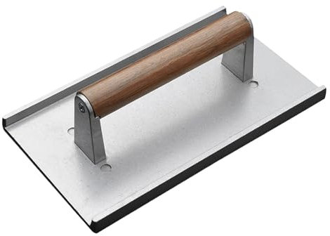 Fenteer Speckpresse, Fleisch-Steakpresse, Sandwiches, Gemüse, Burgerpresse, robuster Patty Maker mit Holzgriff, Küchenwerkzeug für, 22.8 cm x 13 cm
