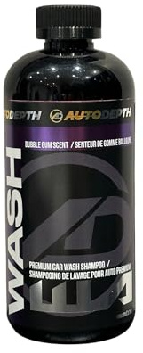 AutoDepth Wash Premium Car Wash Shampoo for Swirl-Free Cleaning, Removes Dirt, Bugs & Film Build-Up, Streak-Free and easy Rinsing (16 Fl Oz)